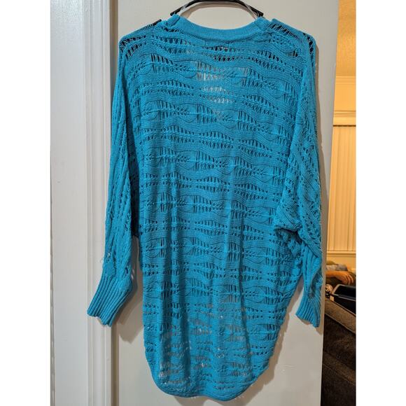 Dolce Cabo Aqua Knit Jacket – Size Small – Oversized Fit – Brand New - Picture 5 of 6